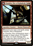 Chandra, Fire of Kaladesh (PRE-135) [Magic Origins Promos] Foil