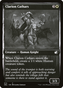 Clarion Cathars (DBL-014) [Innistrad: Double Feature] Foil