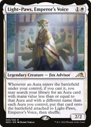 Light-Paws, Emperor's Voice (NEO-025) [Kamigawa: Neon Dynasty] Foil