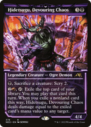 Hidetsugu, Devouring Chaos (Showcase) (NEO-378) [Kamigawa: Neon Dynasty]