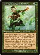 Nissa, Resurgent Animist (Retro Frame) (MAT-072) (Showcase) [March of the Machine: The Aftermath]