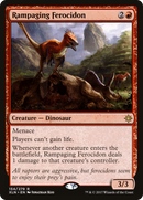 Rampaging Ferocidon (XLN-154) [Ixalan] Foil