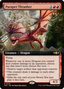 Parapet Thrasher (Extended Art) (TDC-076) [Commander: Tarkir: Dragonstorm]