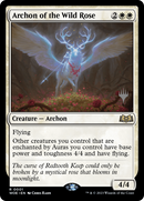 Archon of the Wild Rose (PPWOE-001) [Promo Pack: Wilds of Eldraine Promos] Foil