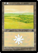 Plains (CS Alternate Art) (POR-198S) [Portal]
