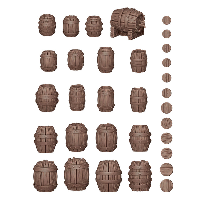 AK Interactive: Wood Barrels - Basing Bits