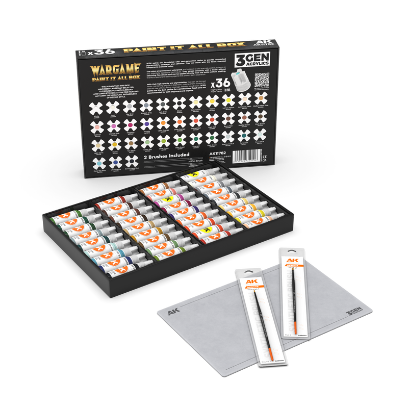 AK Interactive Acrylic Figures 3g Paints - Figures Paint Sets - View #2