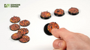 GamersGrass Battle Ready Toppers: Molten Lava 28mm
