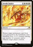 Invoke Justice (NEO-021) [Kamigawa: Neon Dynasty] Foil