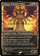 Atraxa, Praetors' Voice (Serial Numbered) (MUL-163) (Showcase) [Multiverse Legends] Foil