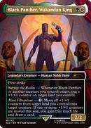 Black Panther, Wakandan King (SLD-1747) (Borderless) [Secret Lair Drop] Foil