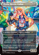 Thalia, Heretic Cathar (SLD-1428) (Borderless) [Secret Lair Drop] Foil
