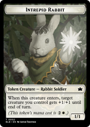 Intrepid Rabbit Token (BLB-002) [Bloomburrow Tokens]