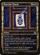 Maestros Charm (Showcase) (SNC-317) [Streets of New Capenna] Foil