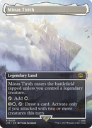 Minas Tirith (LTR-420) (Borderless) [The Lord of the Rings: Tales of Middle-earth] Foil