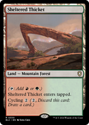 Sheltered Thicket (BLC-330) [Bloomburrow Commander]