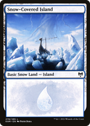 Snow-Covered Island (KHM-278) [Kaldheim] Foil