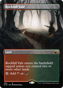 Rockfall Vale (Borderless) (MID-284) (Borderless) [Innistrad: Midnight Hunt] Foil