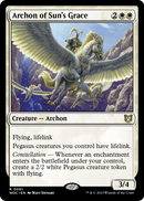 Archon of Sun's Grace (WOC-061) [Wilds of Eldraine Commander]
