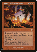 Decree of Annihilation (LIST-SCG-85) [The List]