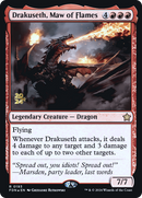 Drakuseth, Maw of Flames (FDN) (PRE-193) [Foundations Promos] Foil
