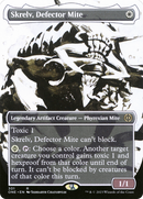 Skrelv, Defector Mite (Showcase) (ONE-301) (Borderless) [Phyrexia: All Will Be One]