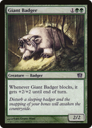 Giant Badger (8ED-253★) [8th Edition] Foil