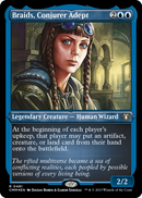 Braids, Conjurer Adept (Foil Etched) (CMM-481) [Commander Masters] Foil