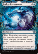 Roiling Dragonstorm (Showcase) (TDM-296) [Tarkir: Dragonstorm] Foil