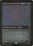 Ulalek, Fused Atrocity (Display Commander) - Thick Stock (M3C-147) [Modern Horizons 3 Commander] Foil