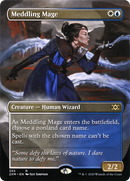 Meddling Mage (Borderless) (2XM-355) (Borderless) [Double Masters] Foil