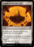 Temple of the False God (WHO-320) [Doctor Who] Foil