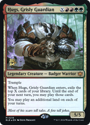 Hugs, Grisly Guardian (PRE-218) [Bloomburrow Promos] Foil