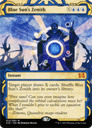 Blue Sun's Zenith (STA-012) (Showcase) (Borderless) [Strixhaven Mystical Archive] Etched Foil