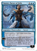 Narset, Parter of Veils (White Border) (MB2-032) [Mystery Booster 2]
