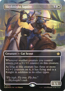 Skyknight Squire (Borderless) (Mana Foil) (FDN-370) [Foundations] Foil