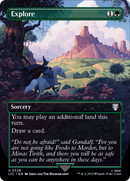Explore (Borderless) (LTC-528) [Tales of Middle-earth Commander] Foil