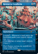 Retreat to Coralhelm (Borderless) (SLD-407) (Borderless) [Secret Lair Drop] Foil