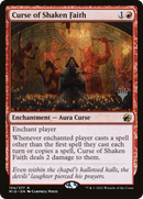 Curse of Shaken Faith (PPMID-134P) [Promo Pack: Innistrad: Midnight Hunt Promos] Foil
