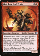 Gut, True Soul Zealot (CLB-180) [Commander Legends: Battle for Baldur's Gate] Foil