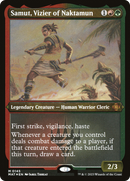 Samut, Vizier of Naktamun (Foil Etched) (MAT-145) [March of the Machine: The Aftermath] Foil