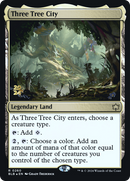 Three Tree City (PRE-260) [Bloomburrow Promos] Foil
