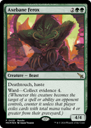 Axebane Ferox (MKM Bundle) (UMP-428) [Murders at Karlov Manor] Foil