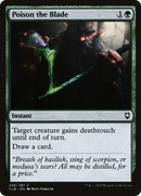 Poison the Blade (CLB-248) [Commander Legends: Battle for Baldur's Gate] Foil