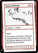Queue of Beetles (CMB1-061) [Mystery Booster Playtest Cards 2019]