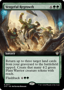 Vengeful Regrowth (Extended Art) (OTC-071) [Outlaws of Thunder Junction Commander]