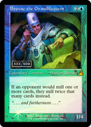Bruvac the Grandiloquent (Retro Frame) (Serial Numbered) (RVR-309) [Ravnica Remastered] Foil