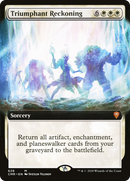 Triumphant Reckoning (Extended Art) (CMR-628) [Commander Legends] Foil