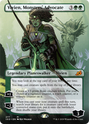 Vivien, Monsters' Advocate (Borderless) (IKO-277) (Borderless) [Ikoria: Lair of Behemoths] Foil