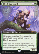Elvish Vanguard (Extended Art) (SLD-762) [Secret Lair Drop] Foil
